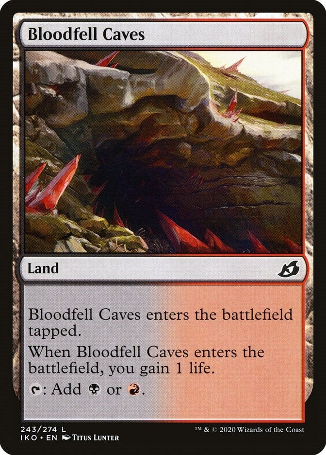 Image for Bloodfell Caves (243) (Ikoria: Lair of Behemoths) - Magic: The Gathering
