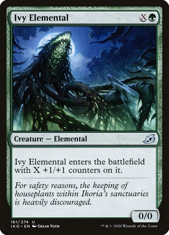 Image for Ivy Elemental (161) (Ikoria: Lair of Behemoths) - Magic: The Gathering