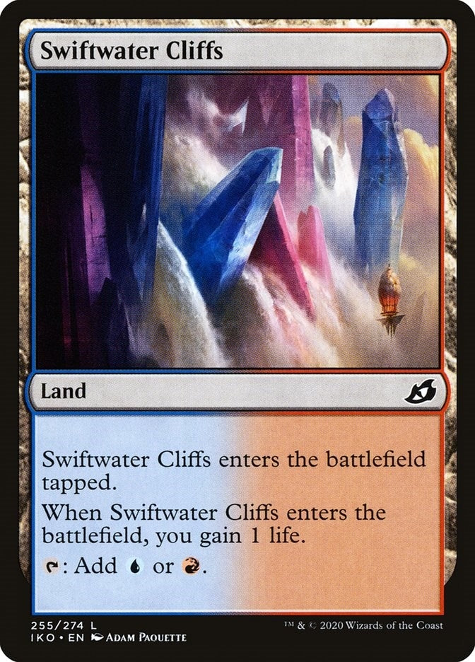 Image for Swiftwater Cliffs (255) (Ikoria: Lair of Behemoths) - Magic: The Gathering