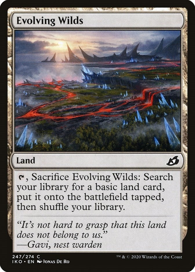 Image for Evolving Wilds (247) (Ikoria: Lair of Behemoths) - Magic: The Gathering