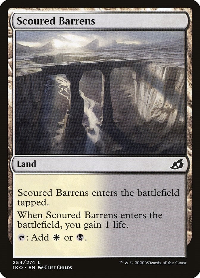 Image for Scoured Barrens (254) (Ikoria: Lair of Behemoths) - Magic: The Gathering