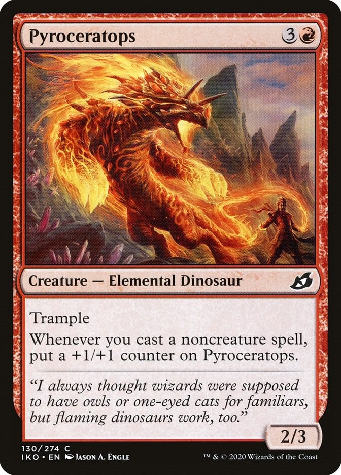 Image for Pyroceratops (130) (Ikoria: Lair of Behemoths) - Magic: The Gathering