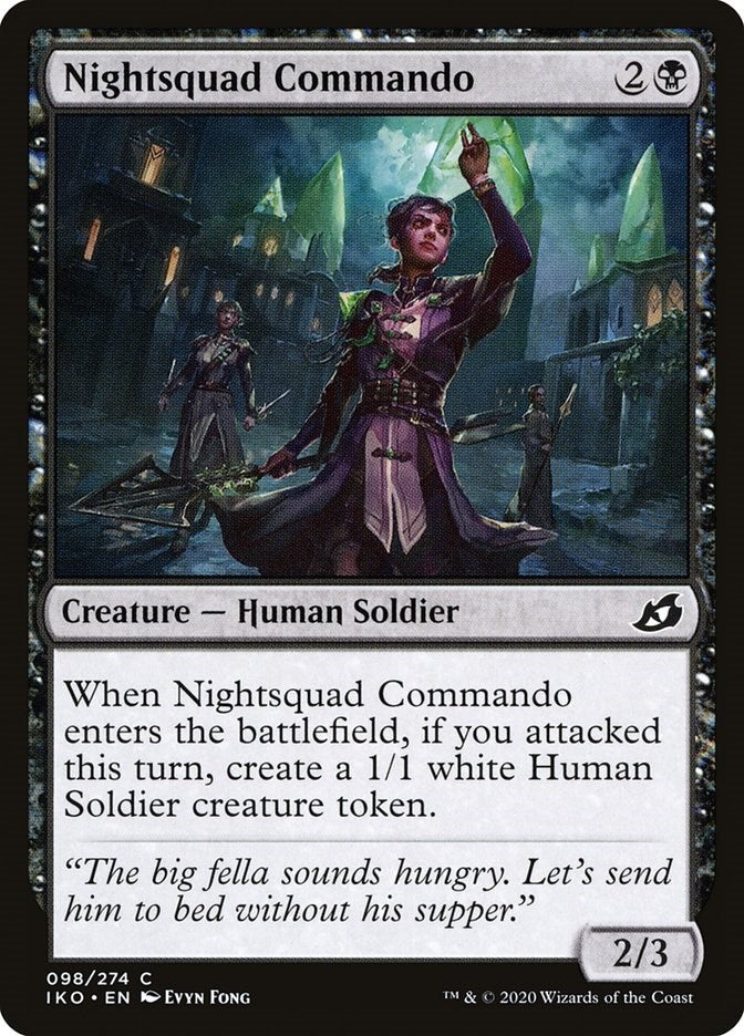 Image for Nightsquad Commando (98) (Ikoria: Lair of Behemoths) - Magic: The Gathering