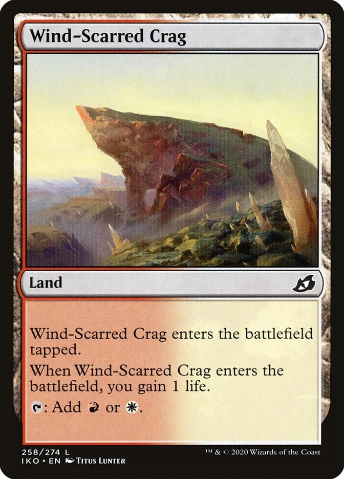 Image for Wind-Scarred Crag (258) (Ikoria: Lair of Behemoths) - Magic: The Gathering