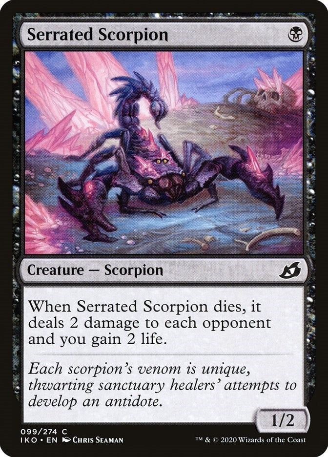 Image for Serrated Scorpion (99) (Ikoria: Lair of Behemoths) - Magic: The Gathering