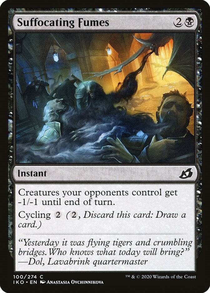 Image for Suffocating Fumes (100) (Ikoria: Lair of Behemoths) - Magic: The Gathering