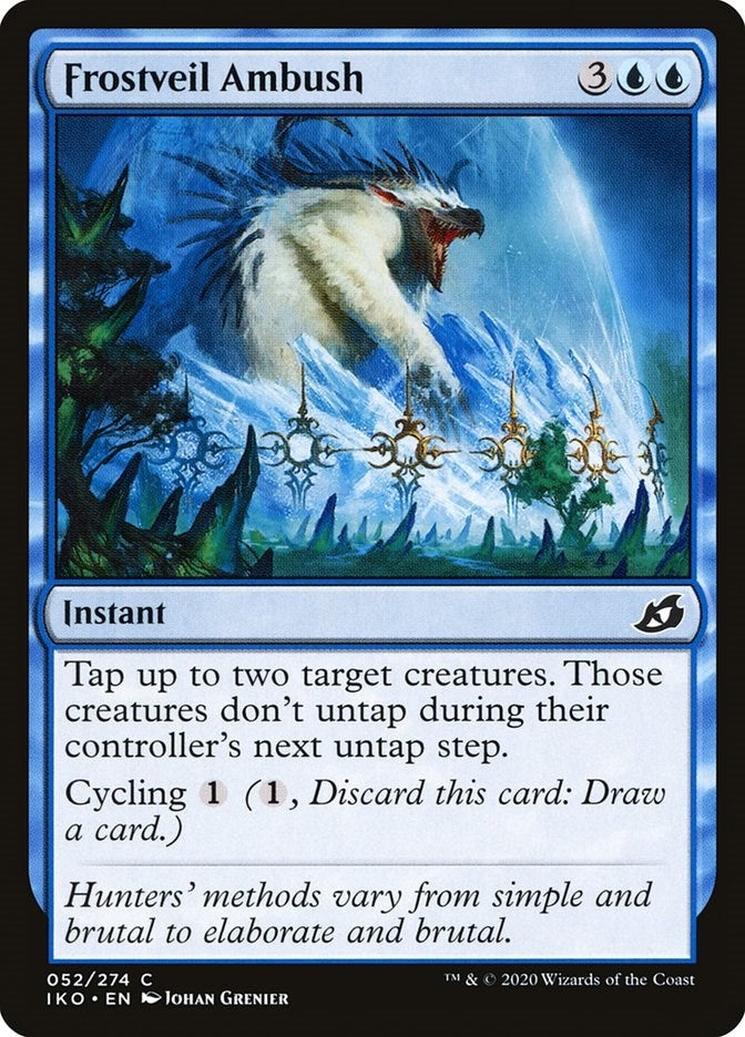 Image for Frostveil Ambush (52) (Ikoria: Lair of Behemoths) - Magic: The Gathering