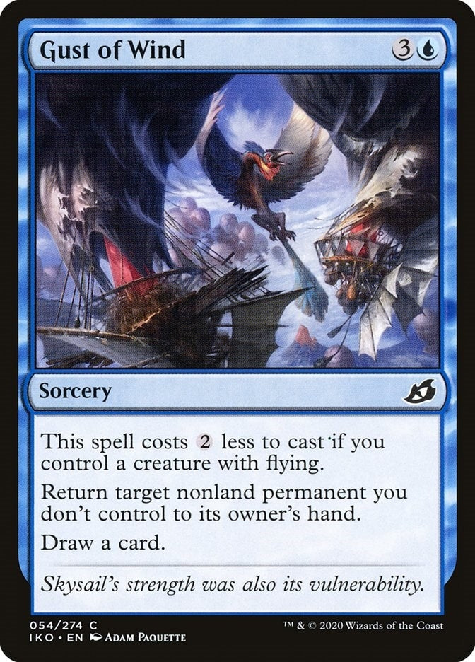 Image for Gust of Wind (54) (Ikoria: Lair of Behemoths) - Magic: The Gathering