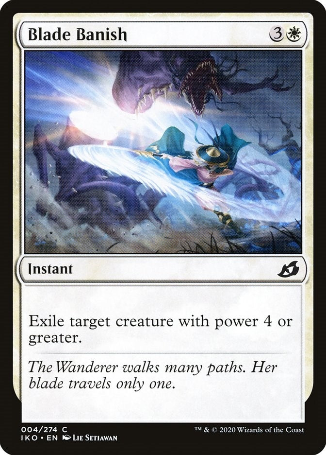 Image for Blade Banish (4) (IKO) - Magic: The Gathering