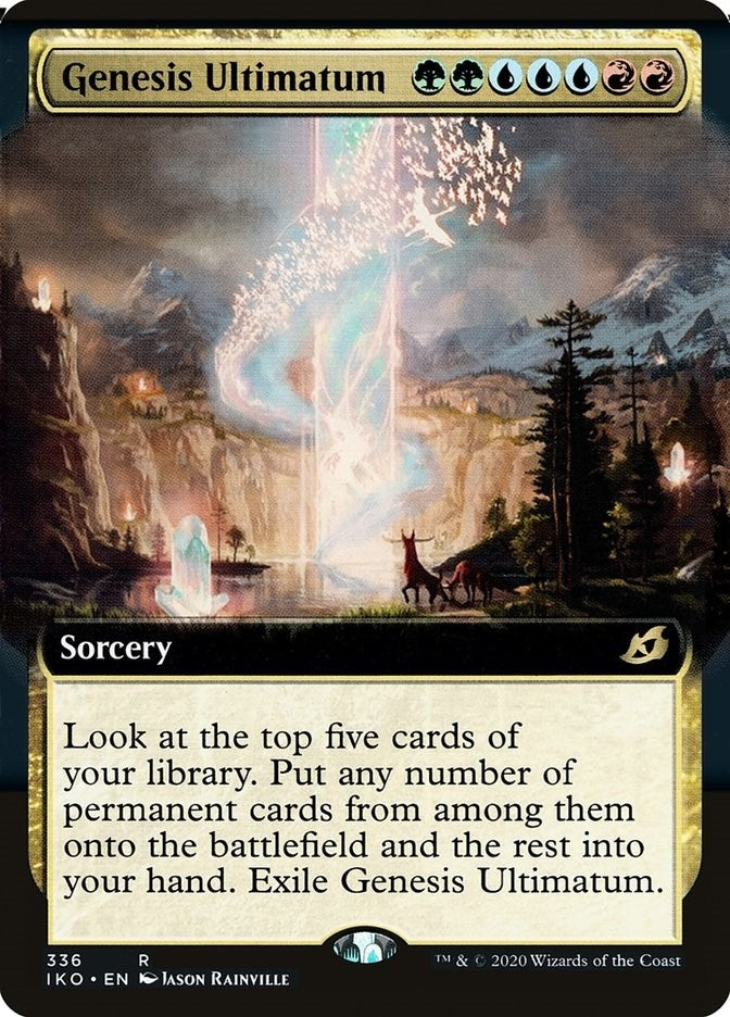Image for Genesis Ultimatum (Extended Art) (336) (Ikoria: Lair of Behemoths) - Magic: The Gathering
