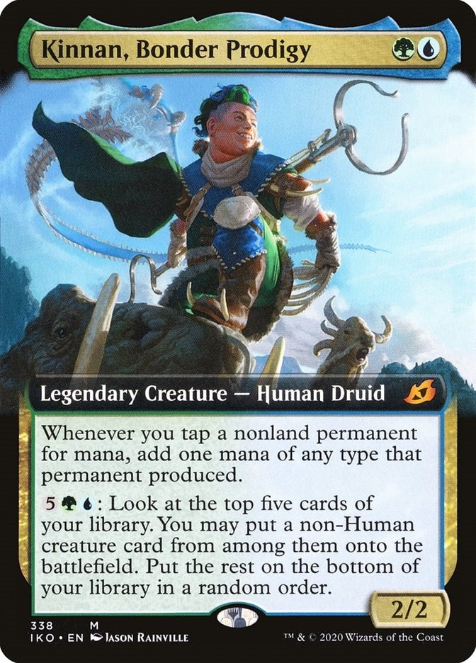 Image for Kinnan, Bonder Prodigy (Extended Art) (338) (Ikoria: Lair of Behemoths) - Magic: The Gathering