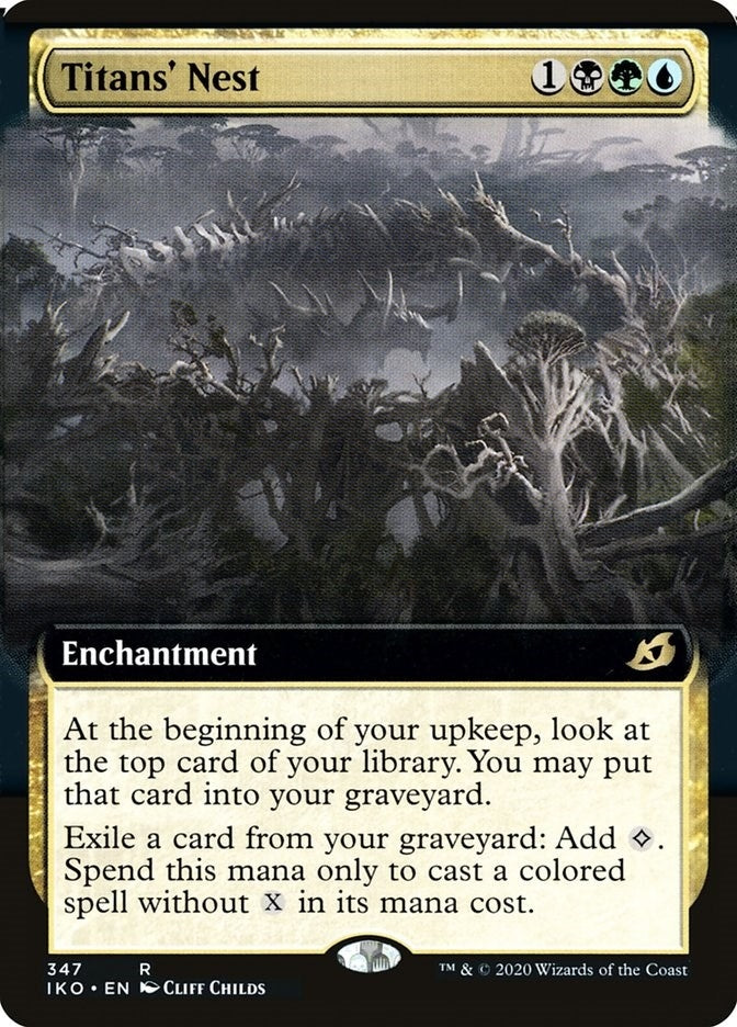 Image for Titans' Nest (Extended Art) (347) (Ikoria: Lair of Behemoths) - Magic: The Gathering