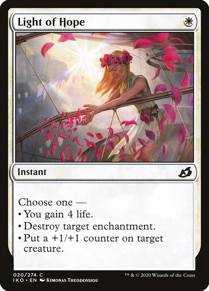 Image for Light of Hope (20) (Ikoria: Lair of Behemoths) - Magic: The Gathering