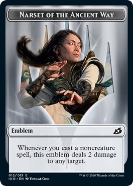 Image for Emblem - Narset of the Ancient Way (12) (Ikoria: Lair of Behemoths) - Magic: The Gathering