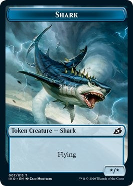 Image for Shark // Human Soldier (003) Double-Sided Token (7 // 3) (Ikoria: Lair of Behemoths) - Magic: The Gathering