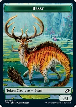 Image for Beast // Human Soldier (004) Double-Sided Token (10 // 4) (Ikoria: Lair of Behemoths) - Magic: The Gathering
