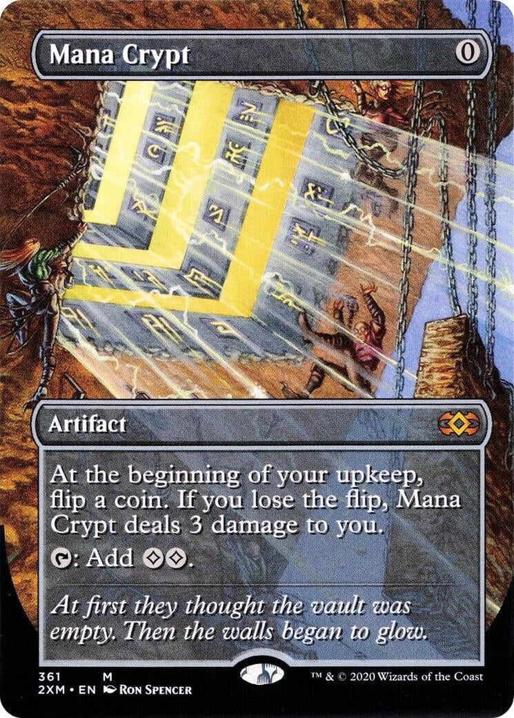 Image for Mana Crypt (Borderless) (361) (Double Masters) - Magic: The Gathering