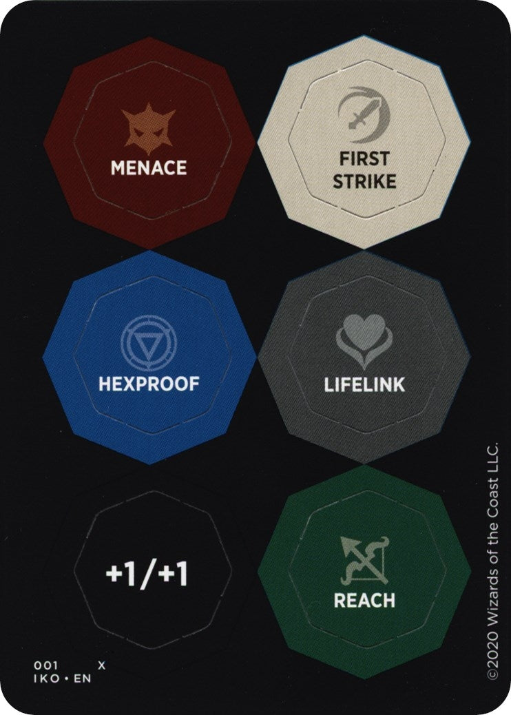 Image for Punch Card Token (001 // 002) - Thick Stock (Ikoria: Lair of Behemoths) - Magic: The Gathering