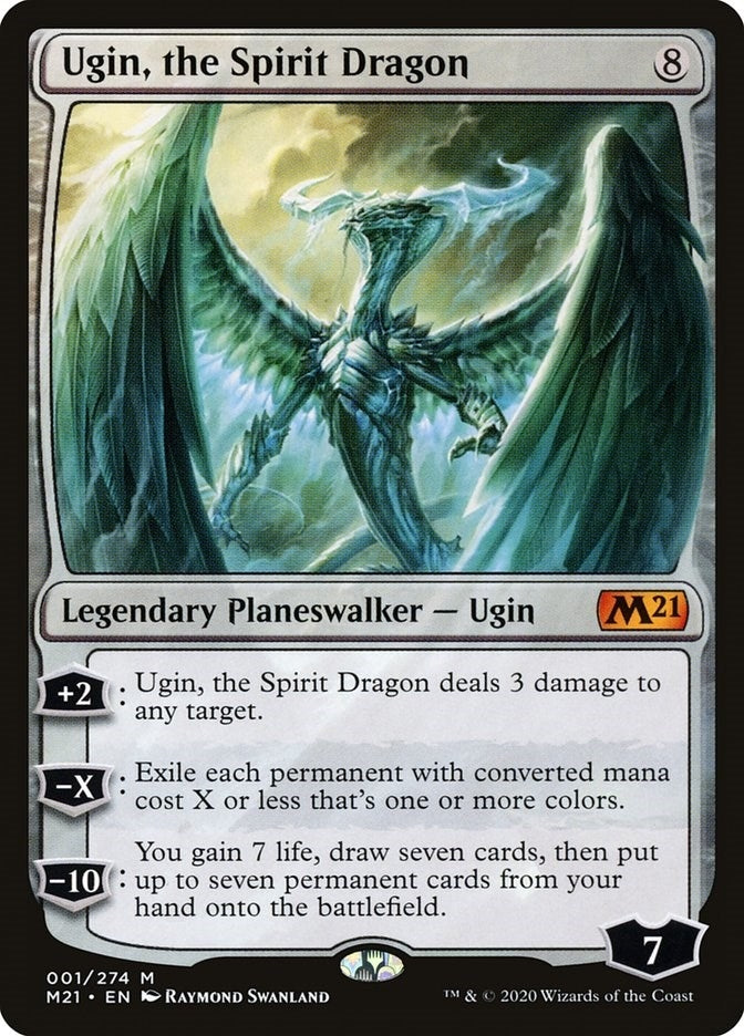 Image for Ugin, the Spirit Dragon (1) (Core Set 2021) - Magic: The Gathering