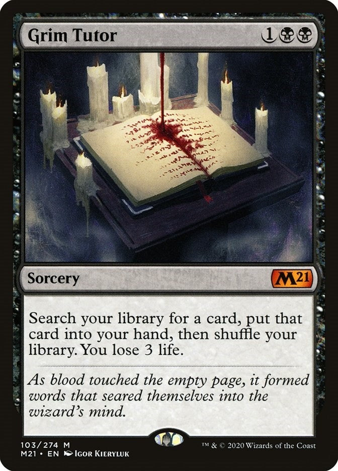 Image for Grim Tutor (103) (Core Set 2021) - Magic: The Gathering
