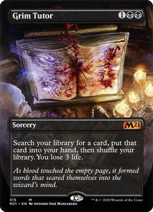 Image for Grim Tutor (Alternate Art) (315) (Core Set 2021) - Magic: The Gathering
