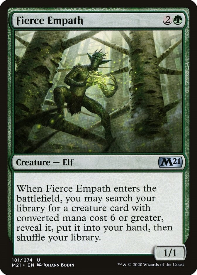 Image for Fierce Empath (181) (Core Set 2021) - Magic: The Gathering