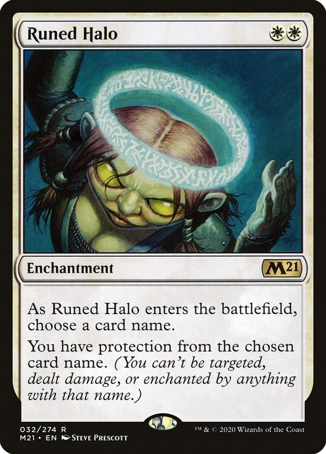 Image for Runed Halo (32) (Core Set 2021) - Magic: The Gathering