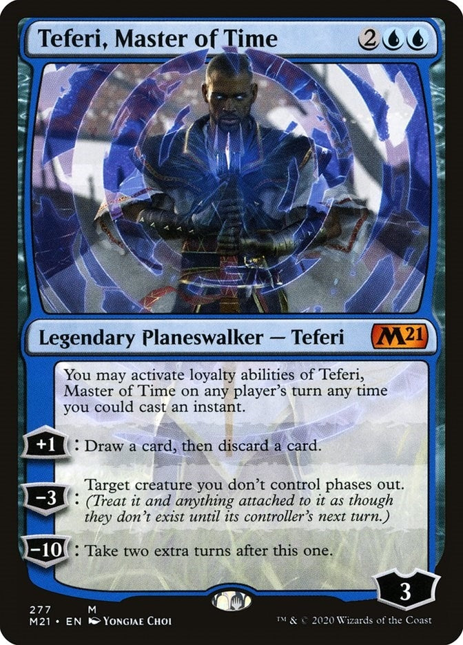 Image for Teferi, Master of Time (277) (277) (Core Set 2021) - Magic: The Gathering