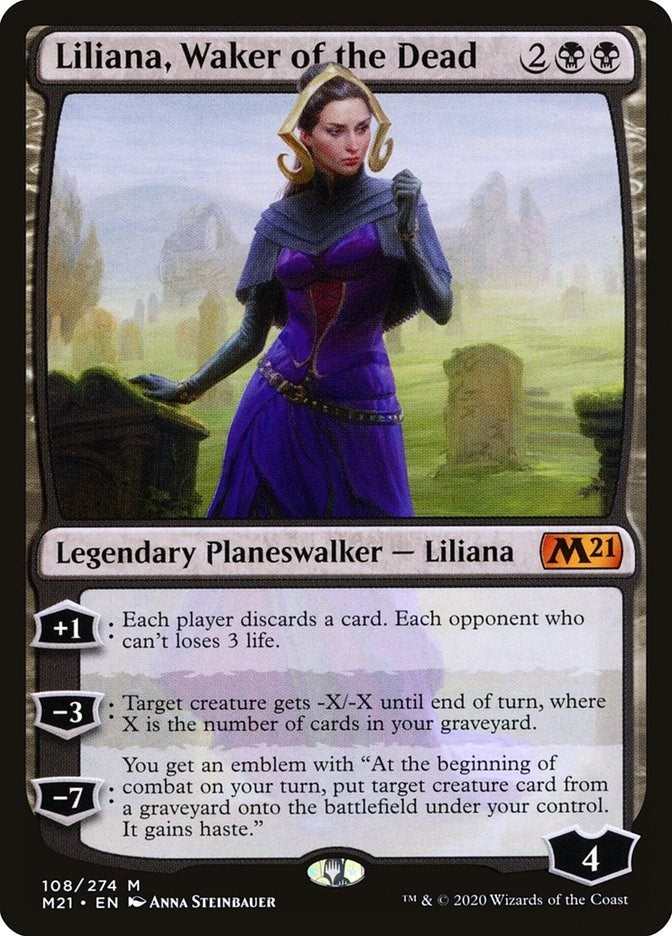Image for Liliana, Waker of the Dead (108) (Core Set 2021) - Magic: The Gathering