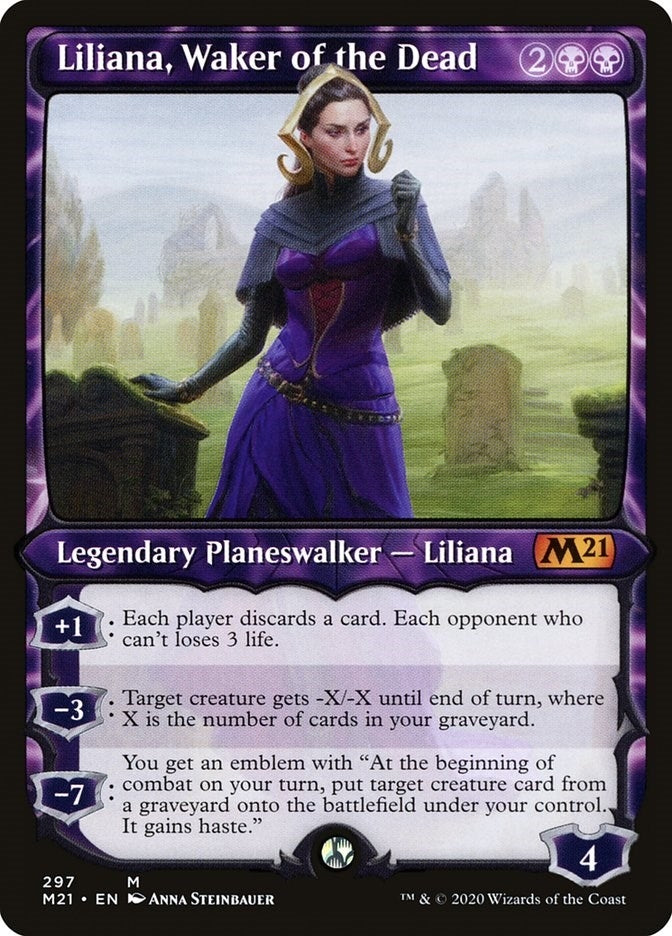 Image for Liliana, Waker of the Dead (Showcase) (297) (Core Set 2021) - Magic: The Gathering