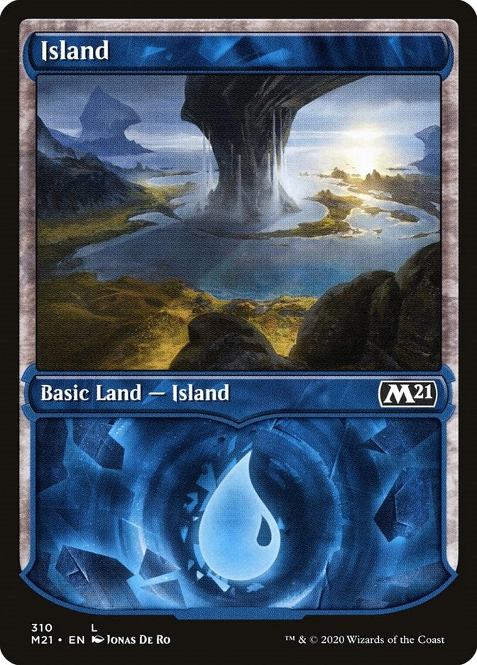 Image for Island (Showcase) (310) (Core Set 2021) - Magic: The Gathering