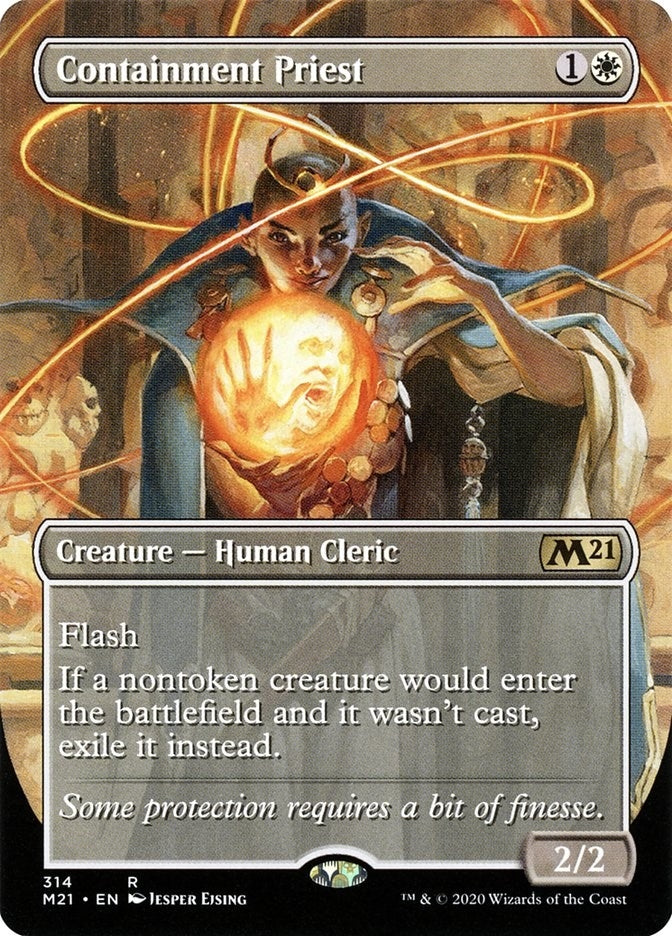 Image for Containment Priest (Alternate Art) (314) (Core Set 2021) - Magic: The Gathering
