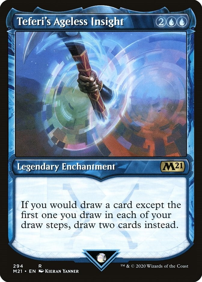 Image for Teferi's Ageless Insight (Showcase) (294) (Core Set 2021) - Magic: The Gathering