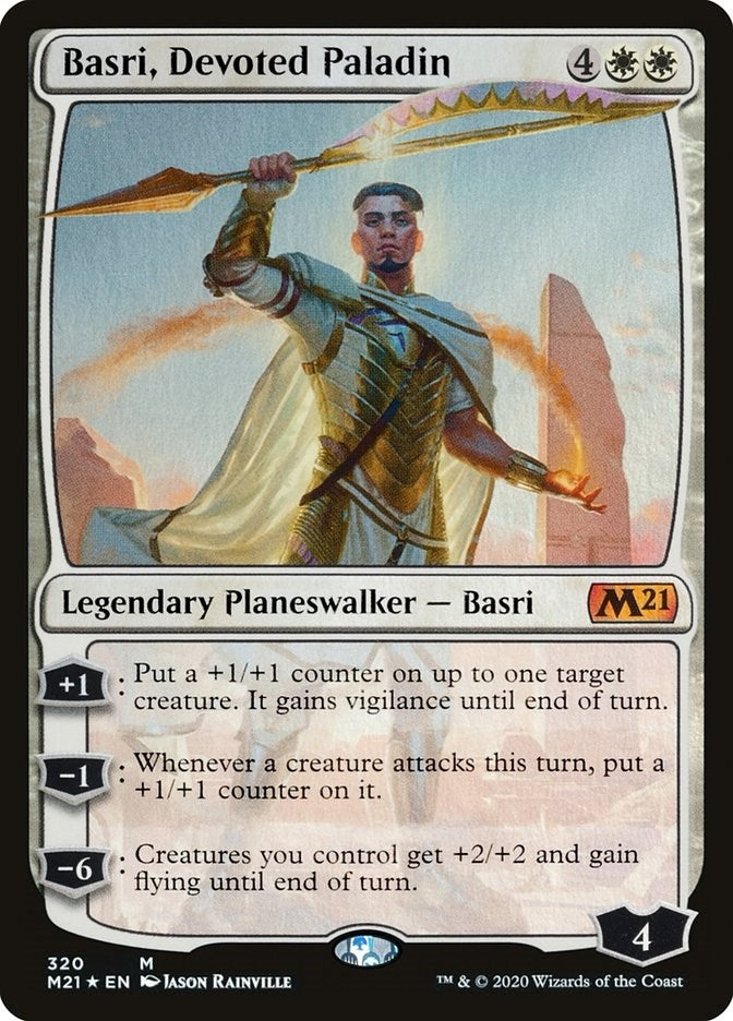 Image for Basri, Devoted Paladin (320) (Core Set 2021) - Magic: The Gathering