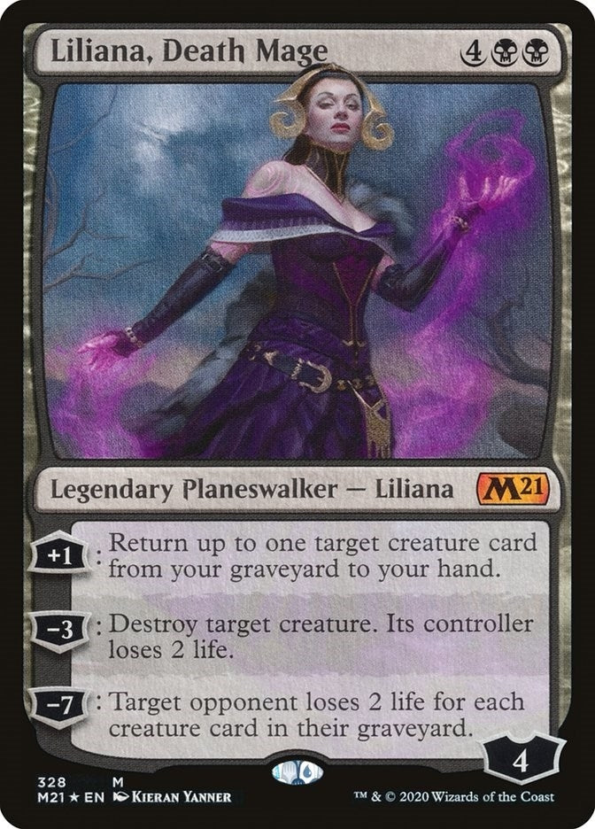 Image for Liliana, Death Mage (328) (Core Set 2021) - Magic: The Gathering