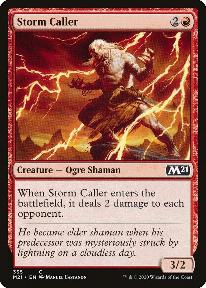 Image for Storm Caller (335) (Core Set 2021) - Magic: The Gathering