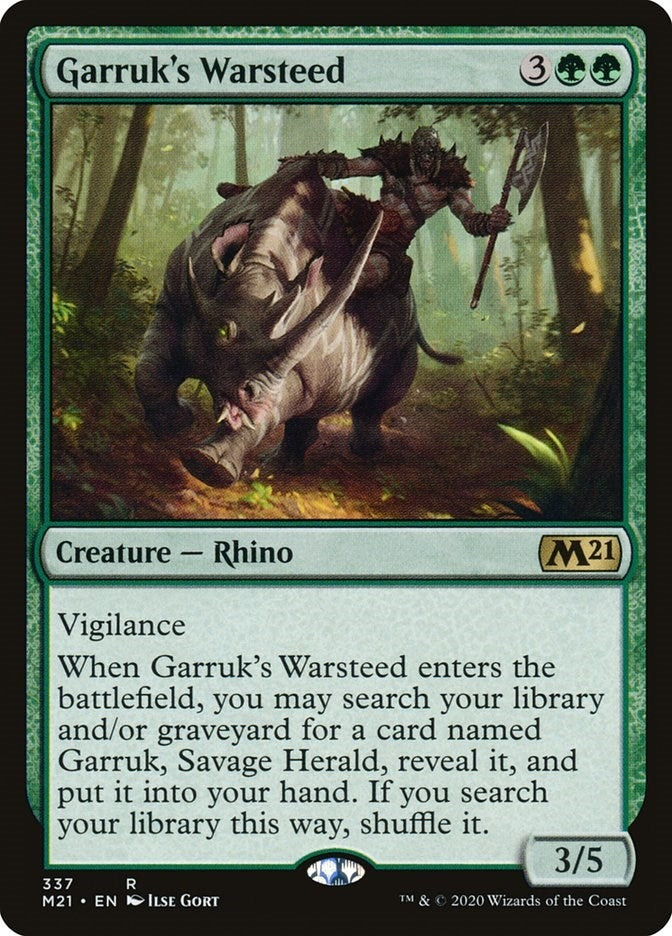 Image for Garruk's Warsteed (337) (Core Set 2021) - Magic: The Gathering