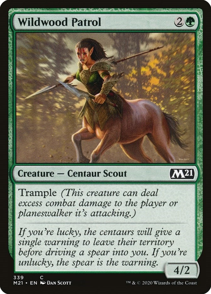 Image for Wildwood Patrol (339) (Core Set 2021) - Magic: The Gathering