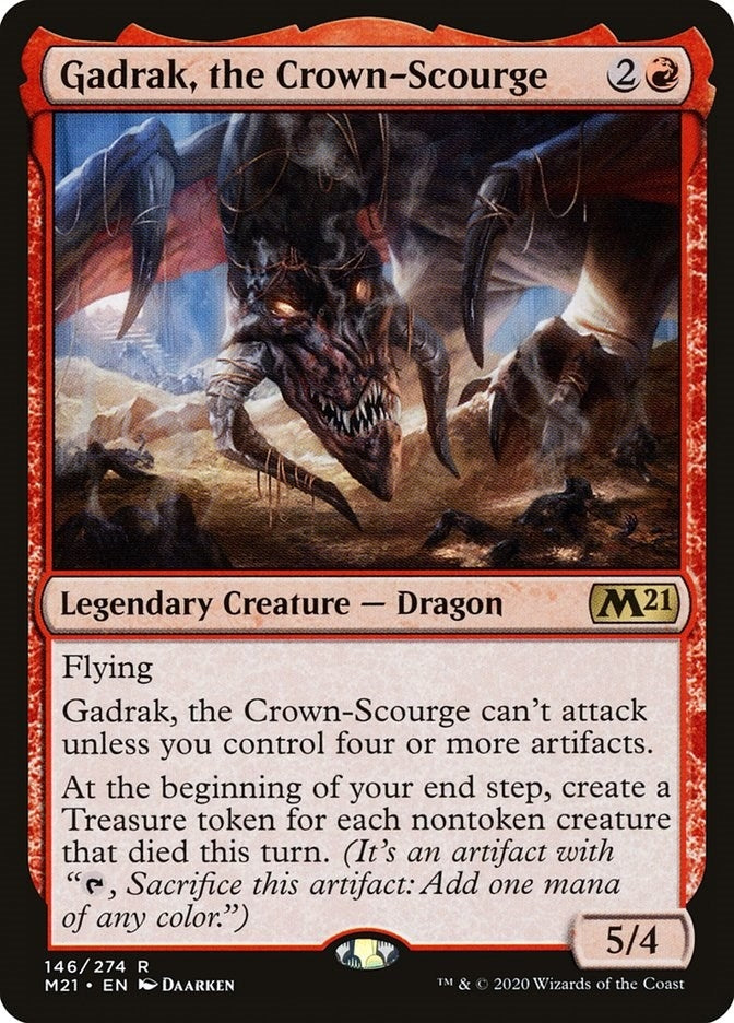 Image for Gadrak, the Crown-Scourge (146) (Core Set 2021) - Magic: The Gathering