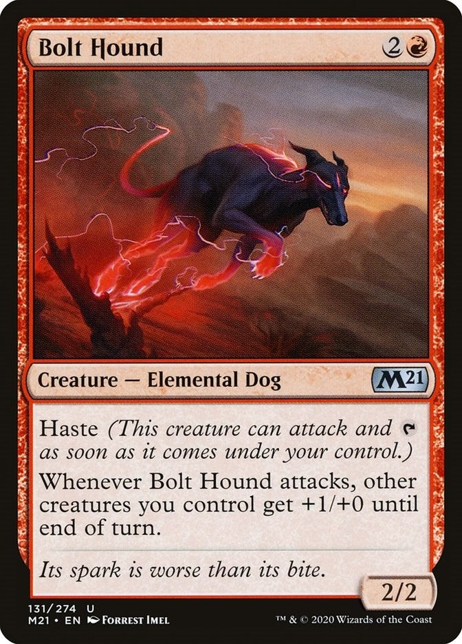 Image for Bolt Hound (131) (Core Set 2021) - Magic: The Gathering