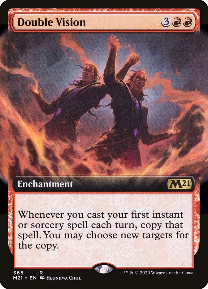 Image for Double Vision (Extended Art) (365) (Core Set 2021) - Magic: The Gathering