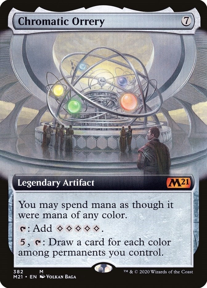 Image for Chromatic Orrery (Extended Art) (382) (Core Set 2021) - Magic: The Gathering