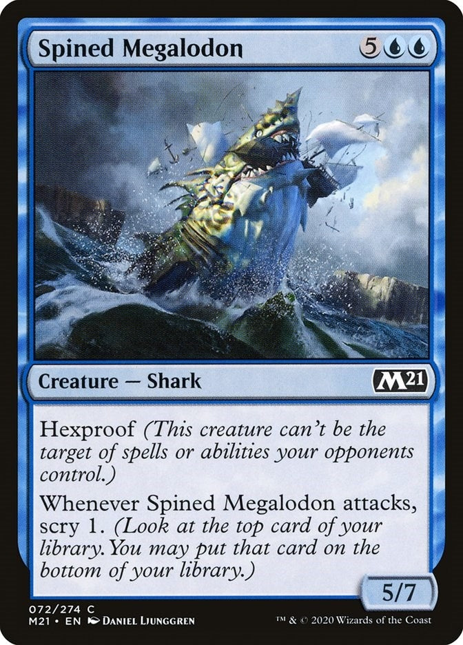 Image for Spined Megalodon (72) (Core Set 2021) - Magic: The Gathering
