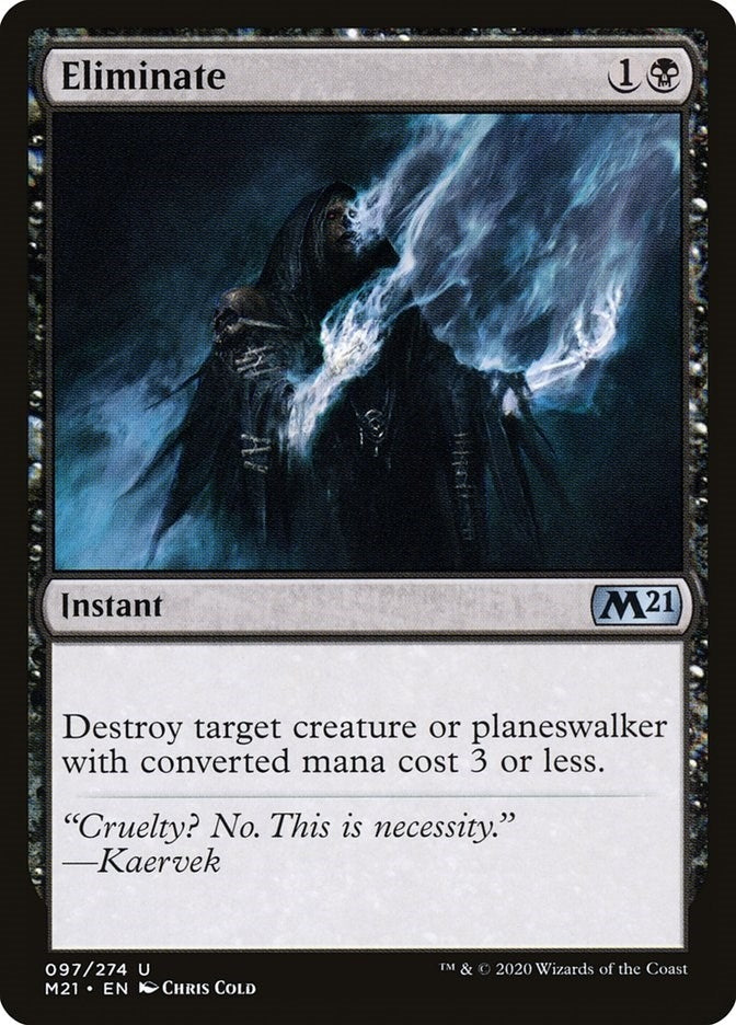 Image for Eliminate (97) (Core Set 2021) - Magic: The Gathering