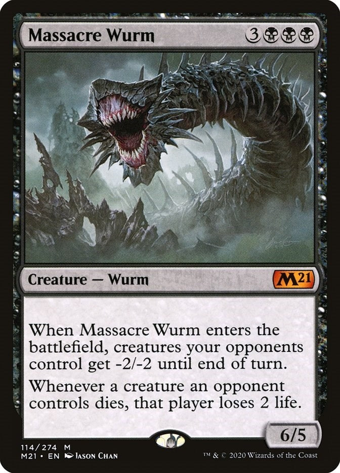 Massacre Wurm (114) (Core Set 2021)