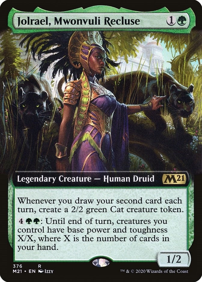 Image for Jolrael, Mwonvuli Recluse (Extended Art) (376) (Core Set 2021) - Magic: The Gathering