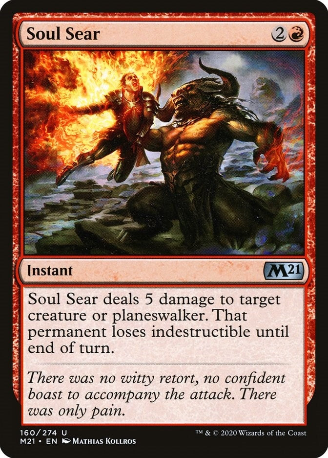 Soul Sear (160) (Core Set 2021)