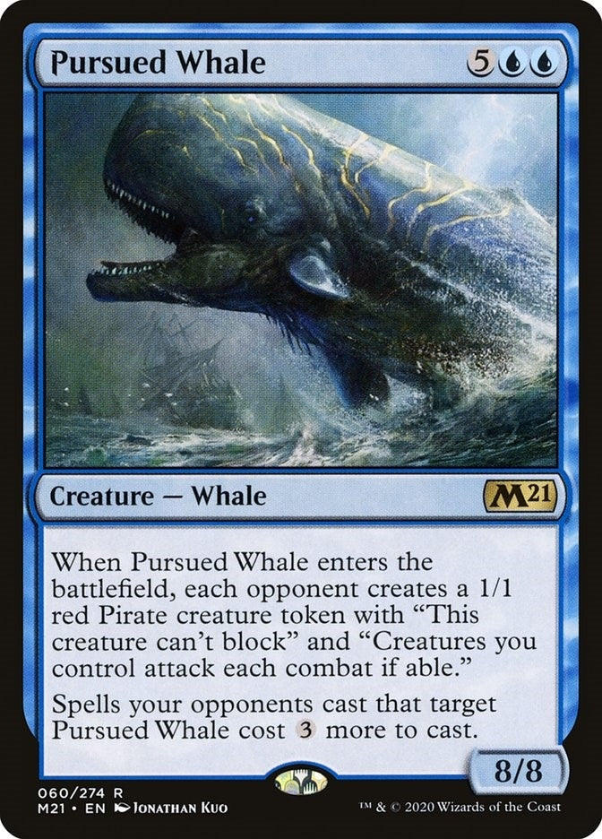 Image for Pursued Whale (60) (Core Set 2021) - Magic: The Gathering