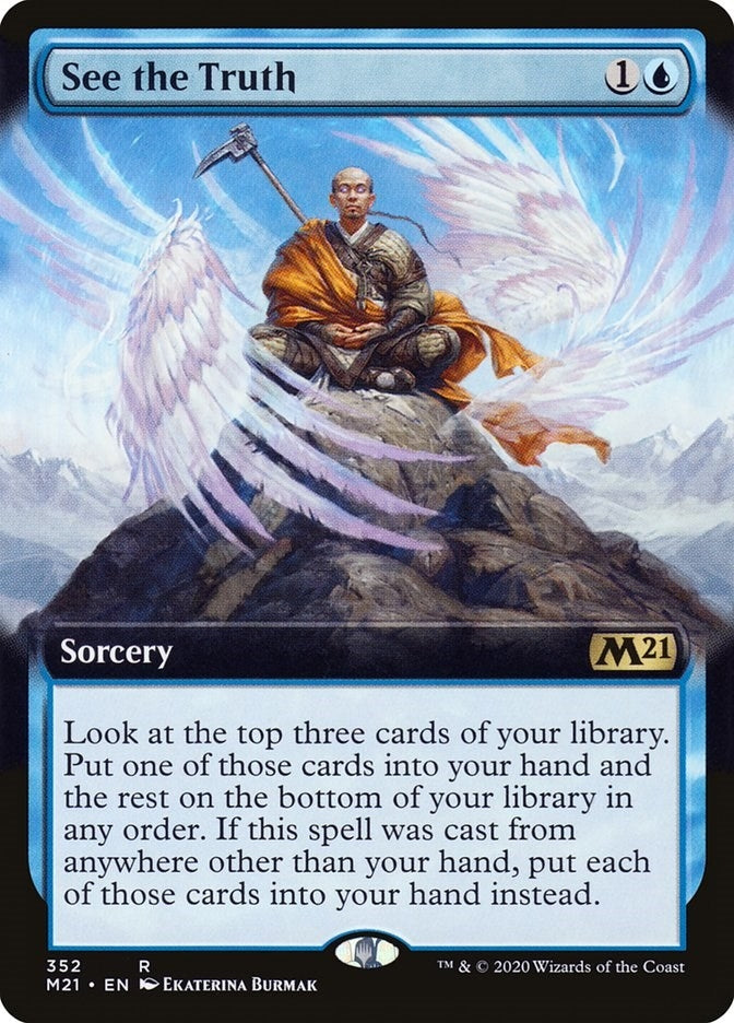 Image for See the Truth (Extended Art) (352) (Core Set 2021) - Magic: The Gathering