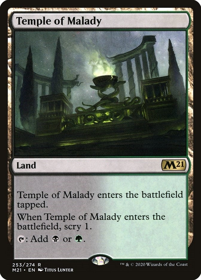 Temple of Malady (253) (Core Set 2021)